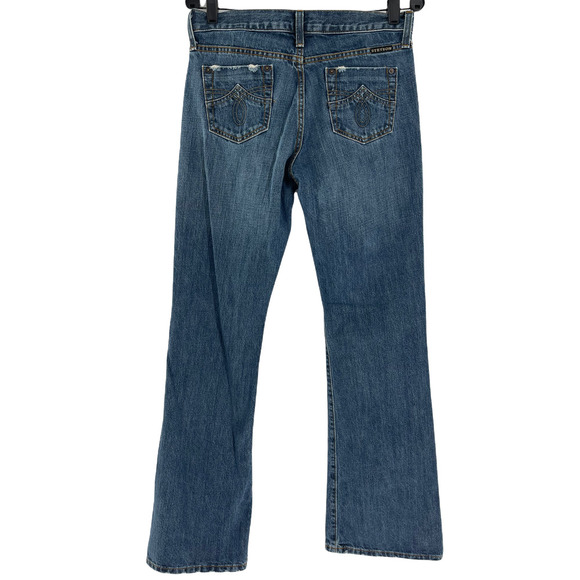 STETSON WOMEN MEDIUM WASH BOOT CUT JEAN SZ 8L - Picture 5 of 5